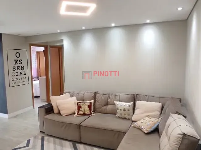 Apartamento 2 quartos e 3 banheiros, à venda, no bairro Vila Scarpelli em Santo André