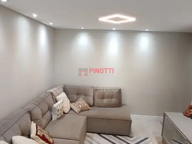 Apartamento 2 quartos e 3 banheiros, à venda, no bairro Vila Scarpelli em Santo André