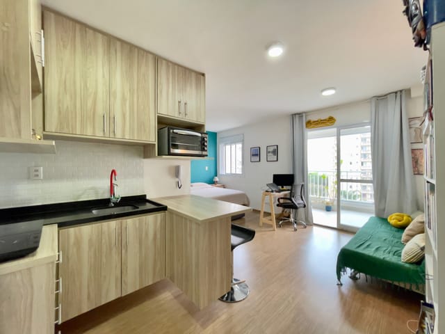 Apartamento com 37m² 1 quarto e 1 banheiro, à venda, no bairro Campo Belo em São Paulo