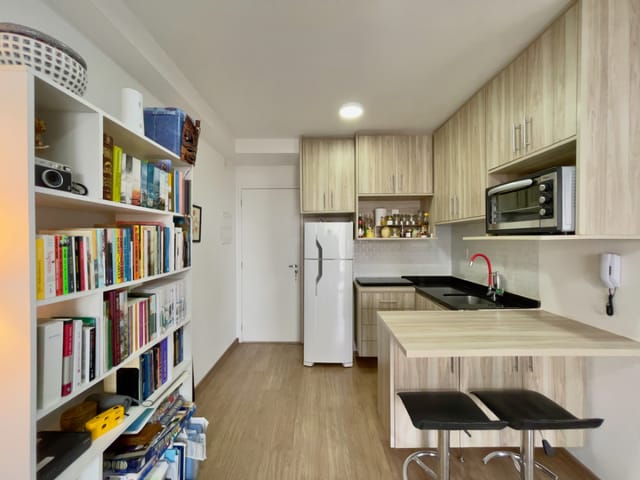 Apartamento com 37m² 1 quarto e 1 banheiro, à venda, no bairro Campo Belo em São Paulo