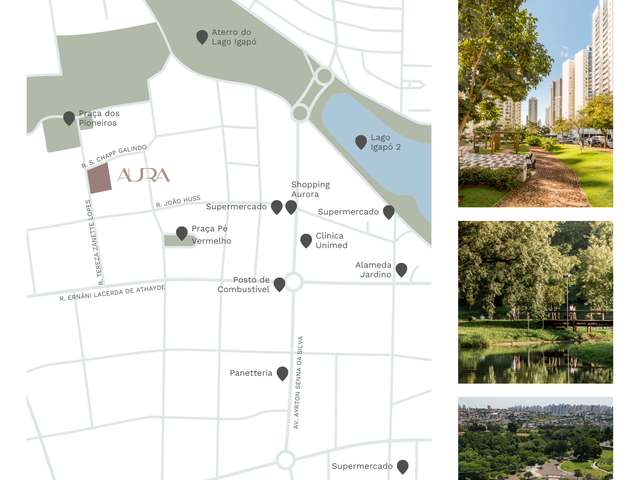Apartamento com 276m² 3 quartos e 5 banheiros, à venda, no bairro Gleba Fazenda Palhano em Londrina