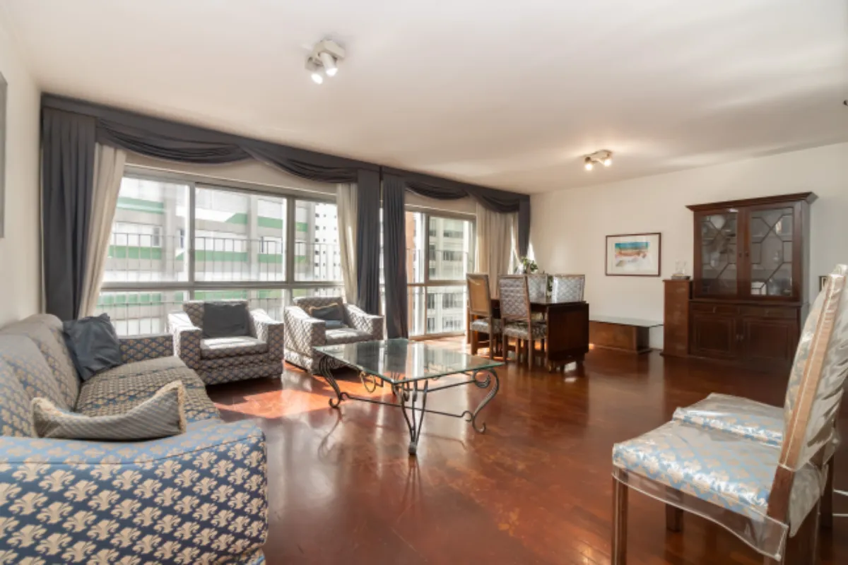 Apartamento para venda em Santa Cecília com 3 quartos, sendo 3 suítes, 224m²