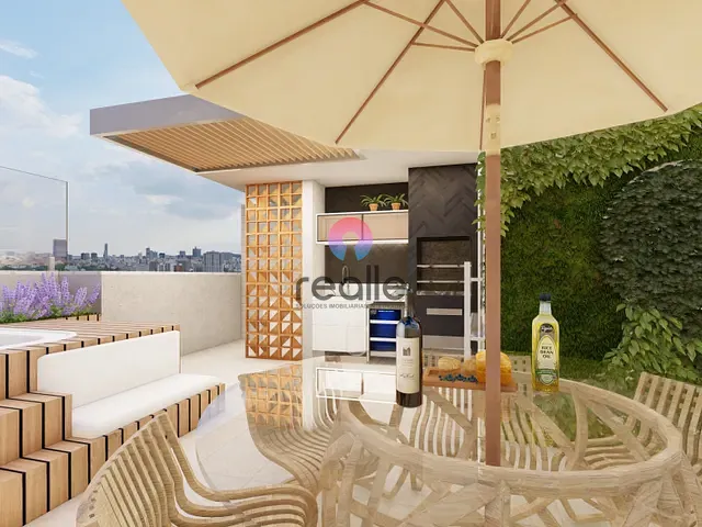 Cobertura / Penthouse com 87m² 2 quartos e 1 banheiro, à venda, no bairro Rio Branco em Belo Horizonte