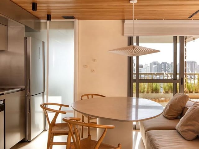 Apartamento com 70m² 1 quarto e 2 banheiros, à venda, no bairro Indianópolis em São Paulo