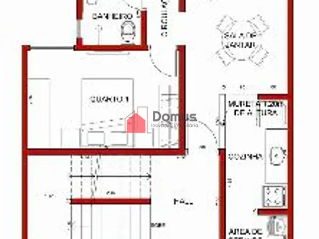 Apartamento 2 quartos e 1 banheiro, à venda, no bairro Esplanada Independência em Taubaté