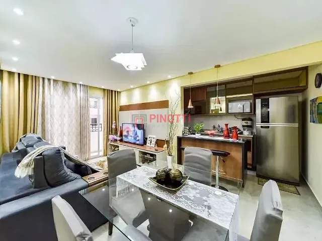 Apartamento 3 quartos e 2 banheiros, à venda, no bairro Centro em São Bernardo do Campo