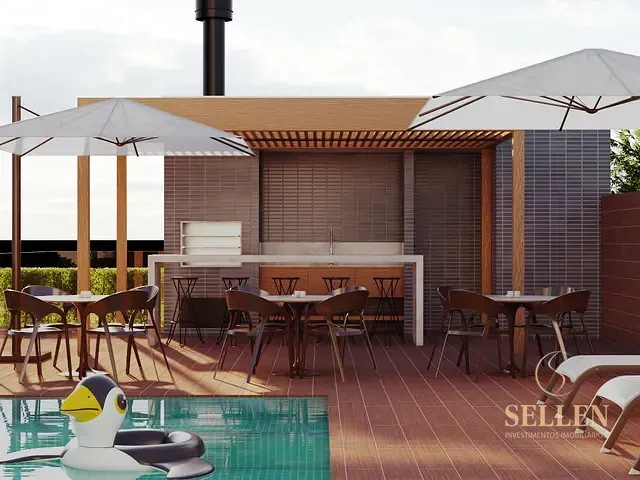 Apartamento 2 quartos e 2 banheiros, à venda, no bairro Ariribá em Balneário Camboriú