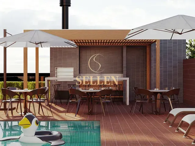 Apartamento 2 quartos e 2 banheiros, à venda, no bairro Ariribá em Balneário Camboriú