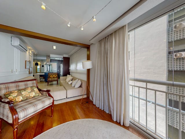 Apartamento com 89m² 2 quartos e 2 banheiros, à venda, no bairro Cerqueira César em São Paulo