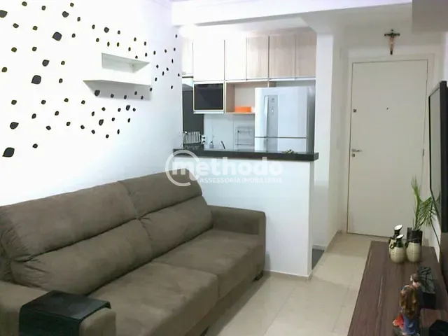 Apartamento com 43m² 2 quartos e 1 banheiro, à venda, no bairro Residencial Águas de Lindóia em Campinas