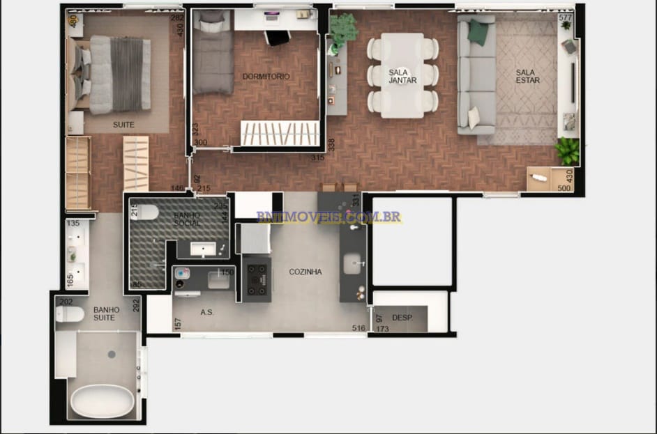 Apartamento, 2 quartos, 902 m² - Foto 7