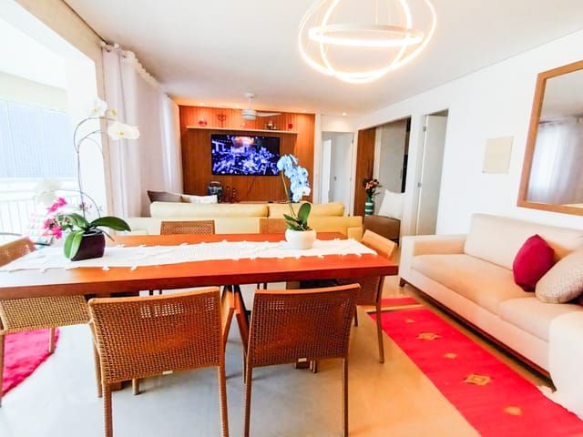 Apartamento 3 quartos e 4 banheiros, à venda ou para alugar, no bairro Albatróz em Bertioga