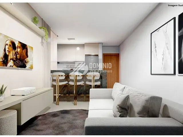 Apartamento 2 quartos e 2 banheiros, à venda, no bairro Nossa Senhora da Abadia em Uberaba