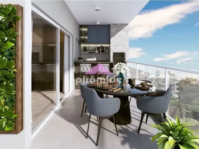 Apartamento com 70m² 2 quartos e 3 banheiros, à venda, no bairro Itaguá em Ubatuba