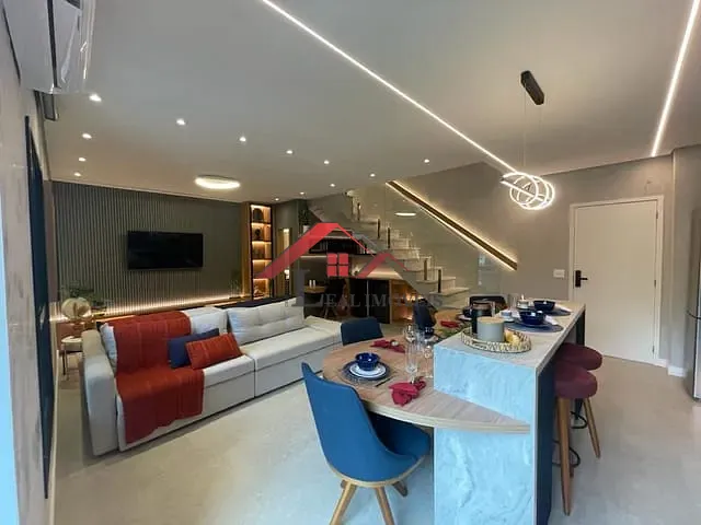 Apartamento com 92m² 3 quartos e 2 banheiros, à venda, no bairro Jardim em Santo André
