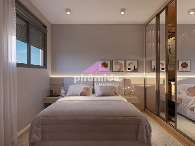 Apartamento com 54m² 2 quartos e 2 banheiros, à venda, no bairro Jardim das Indústrias em São José dos Campos
