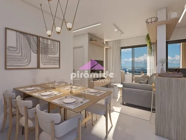 Apartamento com 54m² 2 quartos e 2 banheiros, à venda, no bairro Jardim das Indústrias em São José dos Campos