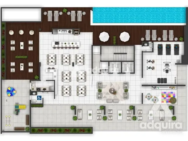 Apartamento com 335m² 3 quartos e 5 banheiros, à venda, no bairro Estrela em Ponta Grossa