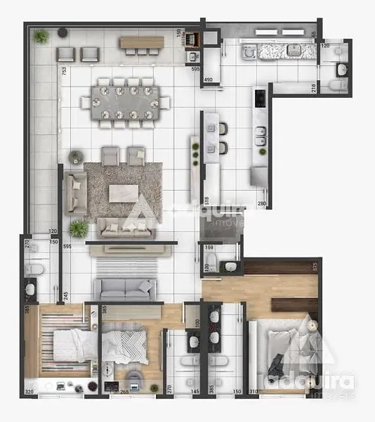 Apartamento, 3 quartos, 192 m² - Foto 16