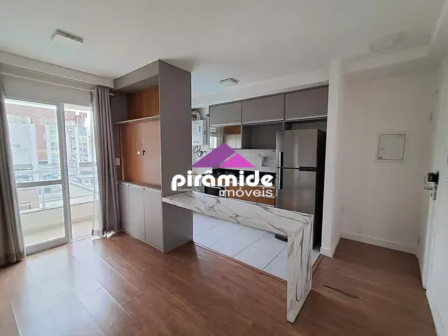 Apartamento com 32m² 1 quarto e 1 banheiro, à venda ou para alugar, no bairro Jardim Aquarius em São José dos Campos