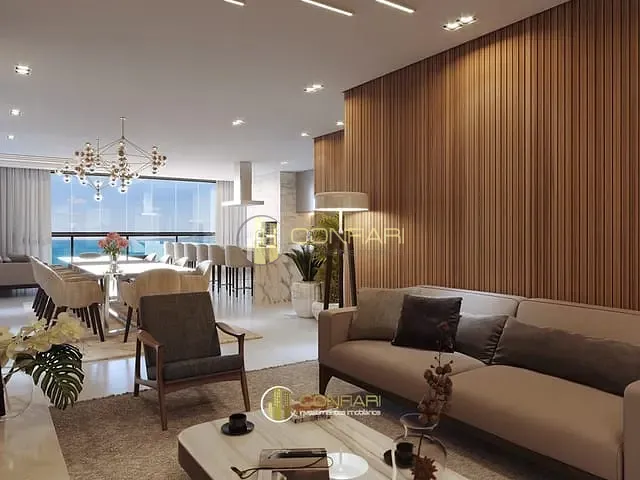 Apartamento com 190m² 3 quartos e 4 banheiros, à venda, no bairro Centro em Itapema