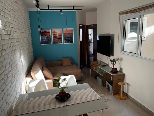 Apartamento 2 quartos e 2 banheiros, à venda, no bairro Parque das Nações em Santo André