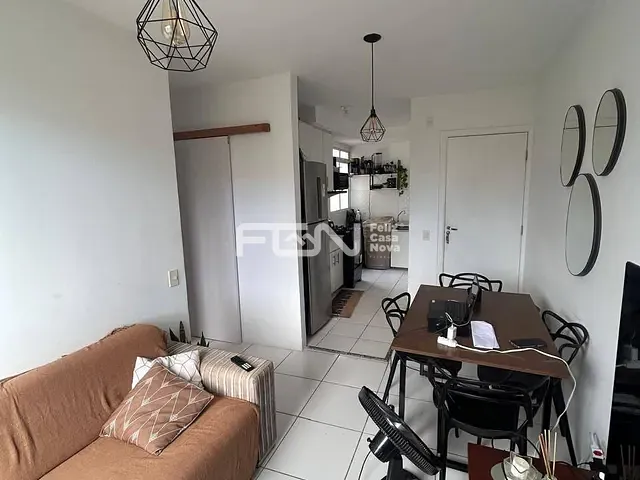 Apartamento com 40m² 2 quartos e 1 banheiro, à venda, no bairro Cajazeiras de Abrantes (Abrantes) em Camaçari