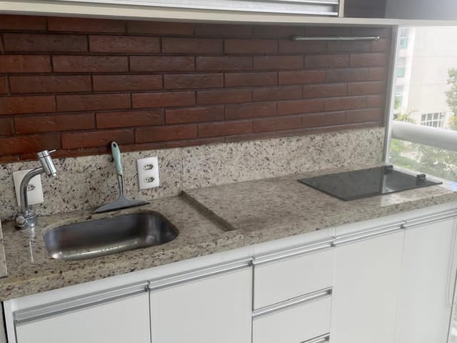 Foto do Apartamento - Apartamento para venda e locação em Vila Olímpia com 1 quarto, sendo 1 suíte , 43m² | Correteria Imóveis