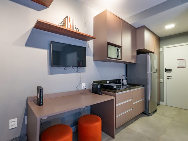 Apartamento com 25m² 1 quarto e 1 banheiro, à venda, no bairro Moema em São Paulo