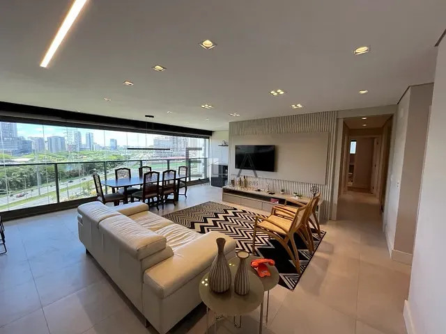 Apartamento com 142m² 3 quartos e 4 banheiros, para alugar, no bairro Jardim Fonte do Morumbi em São Paulo