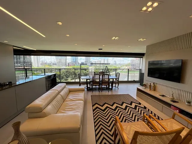 Apartamento com 142m² 3 quartos e 4 banheiros, para alugar, no bairro Jardim Fonte do Morumbi em São Paulo