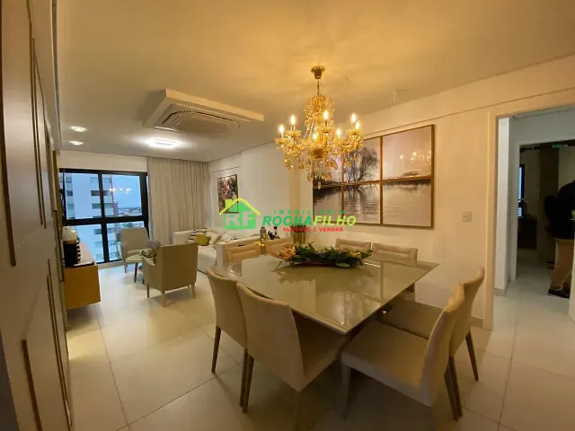 Apartamento com 110m² 3 quartos e 4 banheiros, à venda, no bairro Jockey Club em Teresina