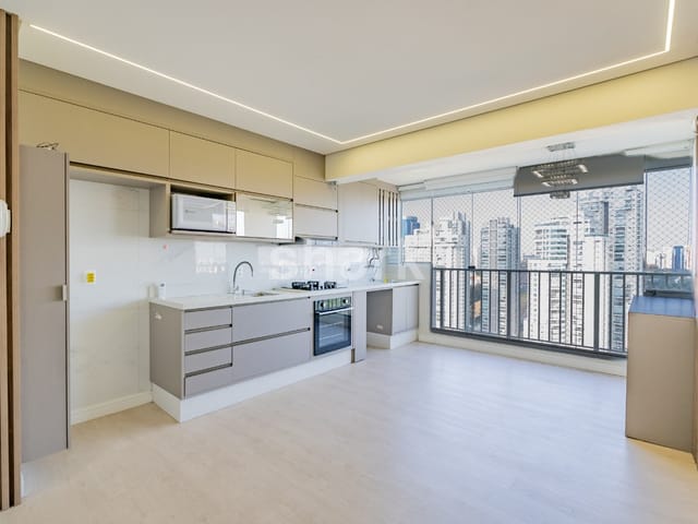 Apartamento com 55m² 1 quarto e 2 banheiros, para alugar, no bairro Green Valley Alphaville em Barueri