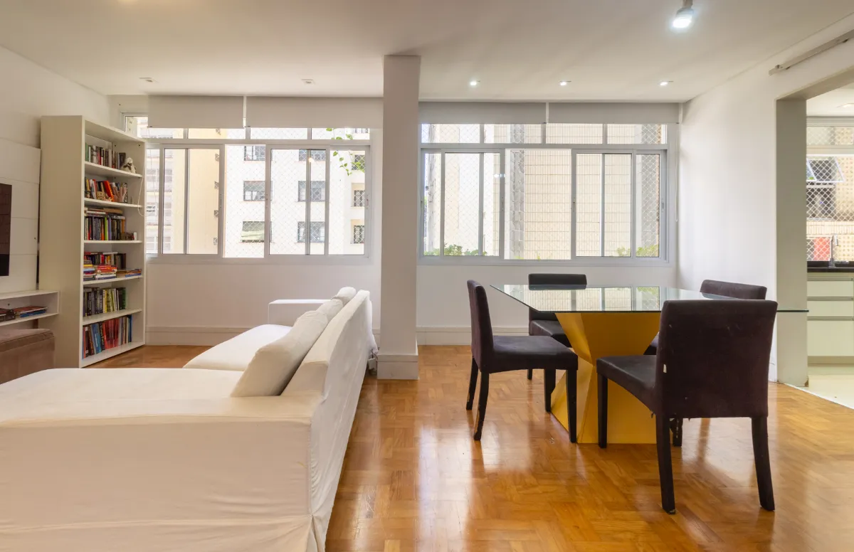 Apartamento para venda em Higienópolis com 3 quartos, sendo 1 suíte, 125m²