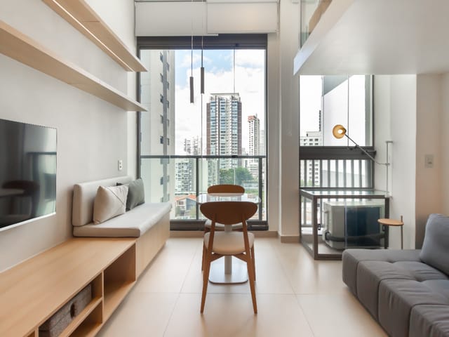 Apartamento com 29m² 1 quarto e 1 banheiro, à venda, no bairro Brooklin em São Paulo