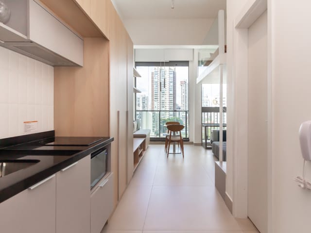 Apartamento com 29m² 1 quarto e 1 banheiro, à venda, no bairro Brooklin em São Paulo
