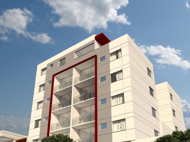 Apartamento com 550m² 2 quartos e 2 banheiros, à venda, no bairro São Lucas em Belo Horizonte