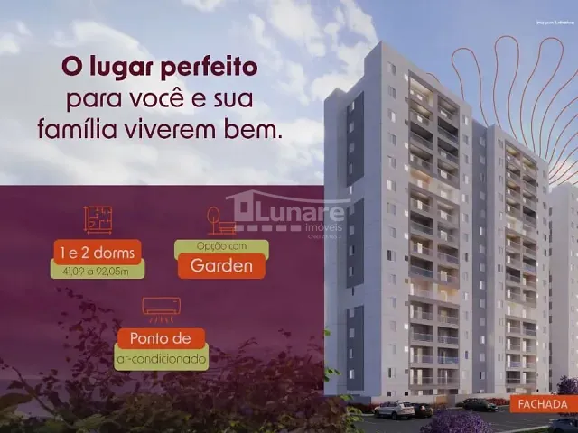 Apartamento 2 quartos e 1 banheiro, à venda, no bairro Mogi Moderno em Mogi das Cruzes