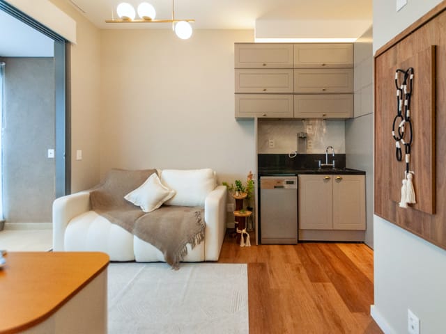 Apartamento com 33m² 1 quarto e 1 banheiro, à venda, no bairro Vila Nova Conceição em São Paulo