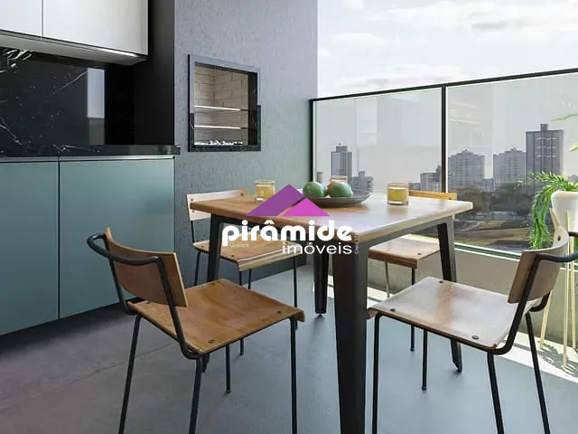 Apartamento com 62m² 2 quartos e 2 banheiros, à venda, no bairro Jardim Oswaldo Cruz em São José dos Campos