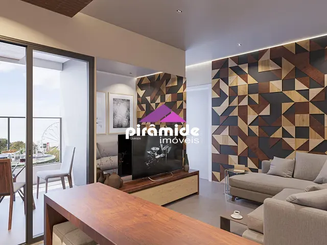 Apartamento com 62m² 2 quartos e 2 banheiros, à venda, no bairro Jardim Oswaldo Cruz em São José dos Campos