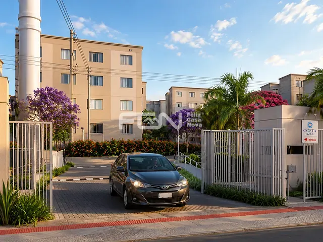 Apartamento 2 quartos e 1 banheiro, à venda, no bairro Malícia (Abrantes) em Camaçari