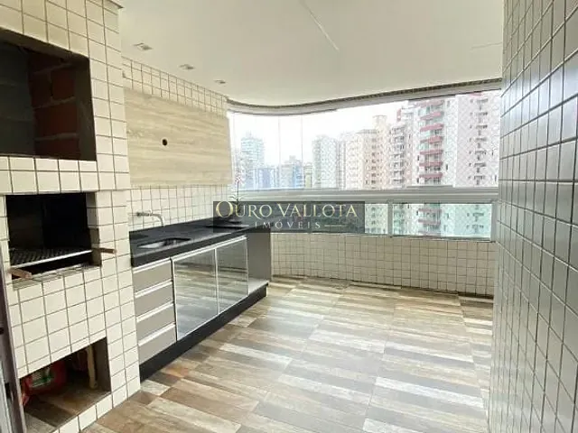 Apartamento com 233m² 4 quartos e 5 banheiros, à venda, no bairro Vila Guilhermina em Praia Grande