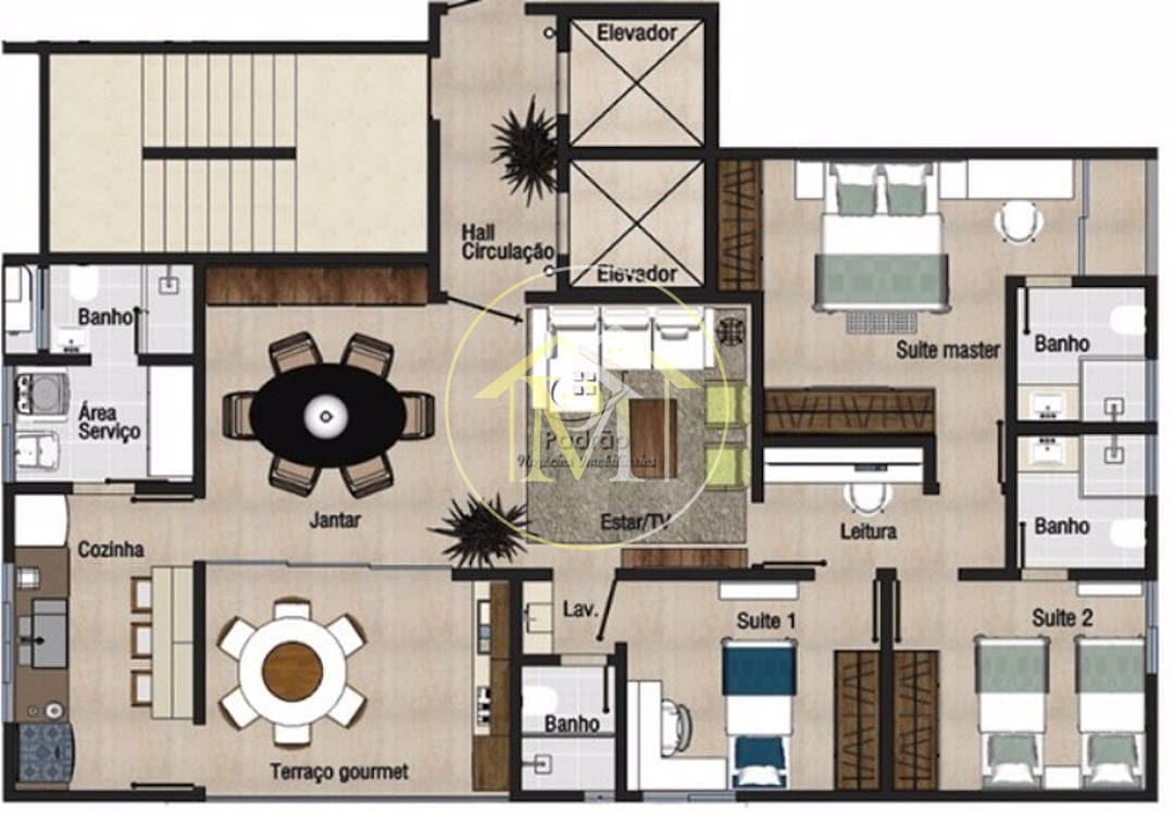 Apartamento à venda com 3 quartos, 111m² - Foto 10