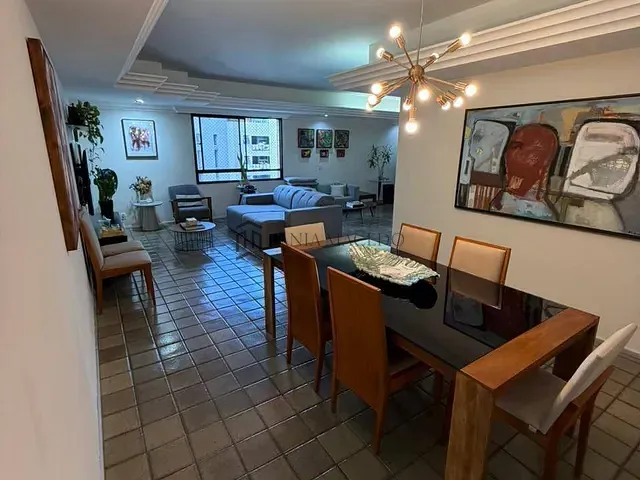 Apartamento 4 quartos e 3 banheiros, à venda, no bairro Jaqueira em Recife