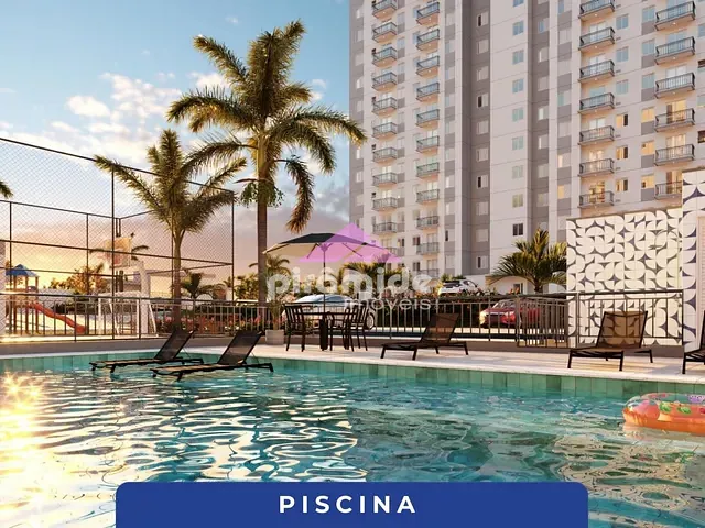 Apartamento com 46m² 2 quartos e 2 banheiros, à venda, no bairro Galo Branco em São José dos Campos