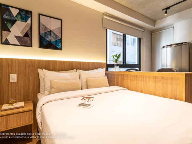 Apartamento com 19m² 1 quarto e 1 banheiro, à venda, no bairro Jardim Paulista em São Paulo