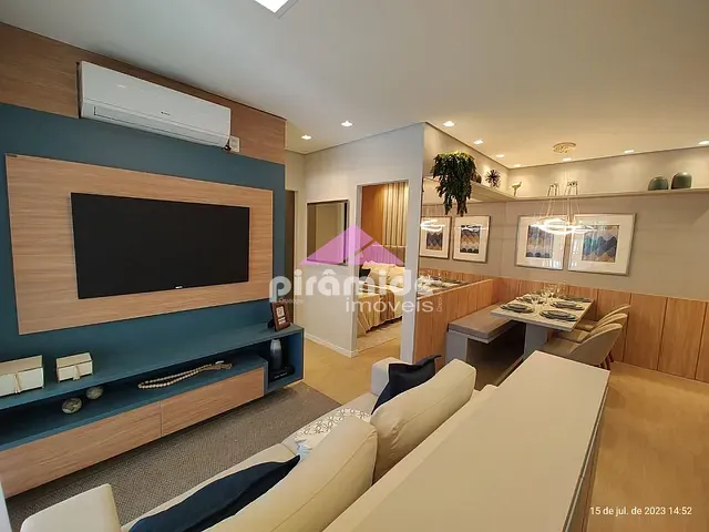 Apartamento com 46m² 2 quartos e 1 banheiro, à venda, no bairro Galo Branco em São José dos Campos