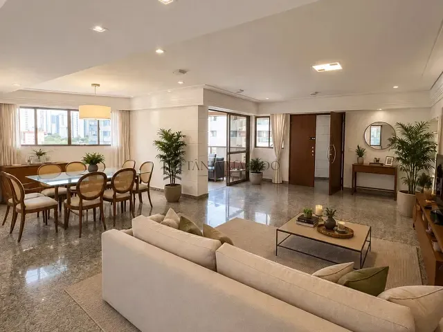 Apartamento 4 quartos e 5 banheiros, à venda, no bairro Casa Forte em Recife