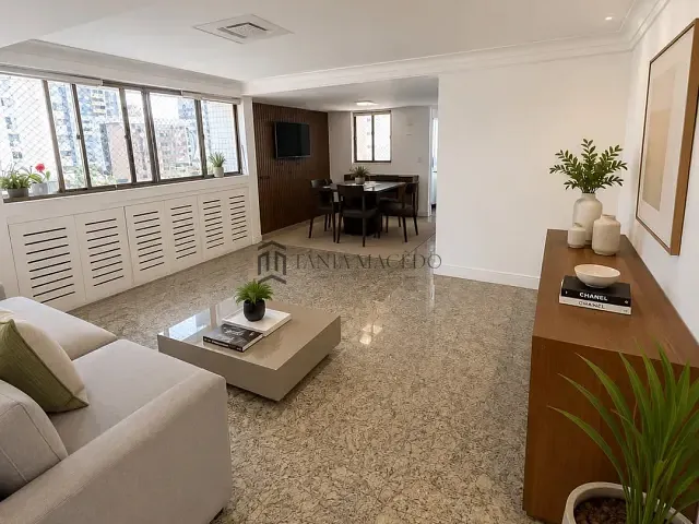 Apartamento 4 quartos e 5 banheiros, à venda, no bairro Casa Forte em Recife